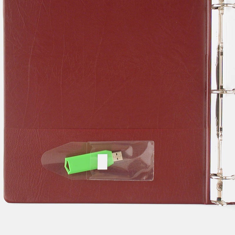 STORE SMART StoreSMARTÂ® - USB Flash Drive Holders- Peel & Stick Strip & Resealable Flap - 10-Pack - TL10252-10 - Image 3